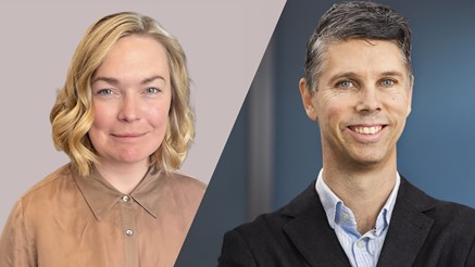 Andrea Pettersson och Mattias Hansson.