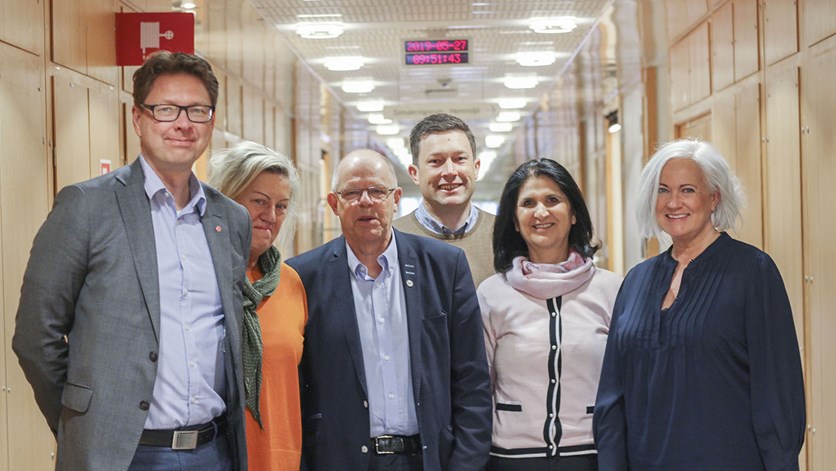 Marcus Eskdahl (S), Carina Ödebrink (S), Rune Backlund (C), Jimmy Ekström (L), Elisabeth Töre (V), Acko Ankarberg (KD).