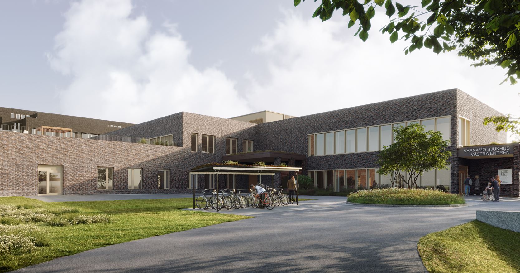 Bild på Hus 21 Nybyggnad för psykiatriska kliniken