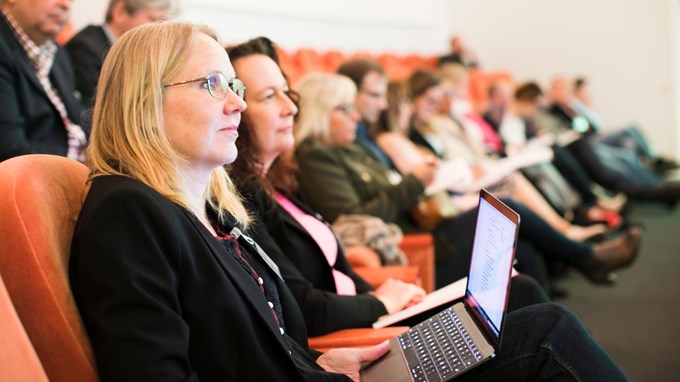 Åhörare på konferensen Europaforum