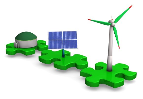 Förnybar energi, biobränsle, vindkraft, solenergi, biogas