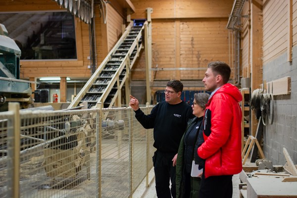 Företagsbesök hos JMC Timber. 