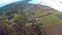 Flygfoto över Gränna