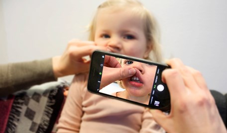 Digitalt vårdmöte för tvååringar
