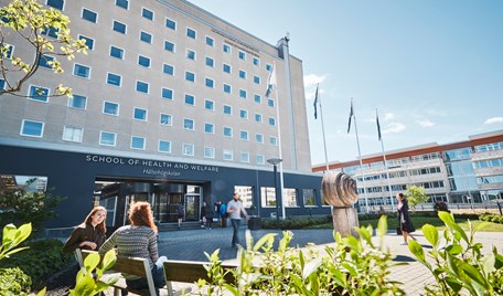 Exteriörbild på Hälsohögskolan vid Jönköping University.