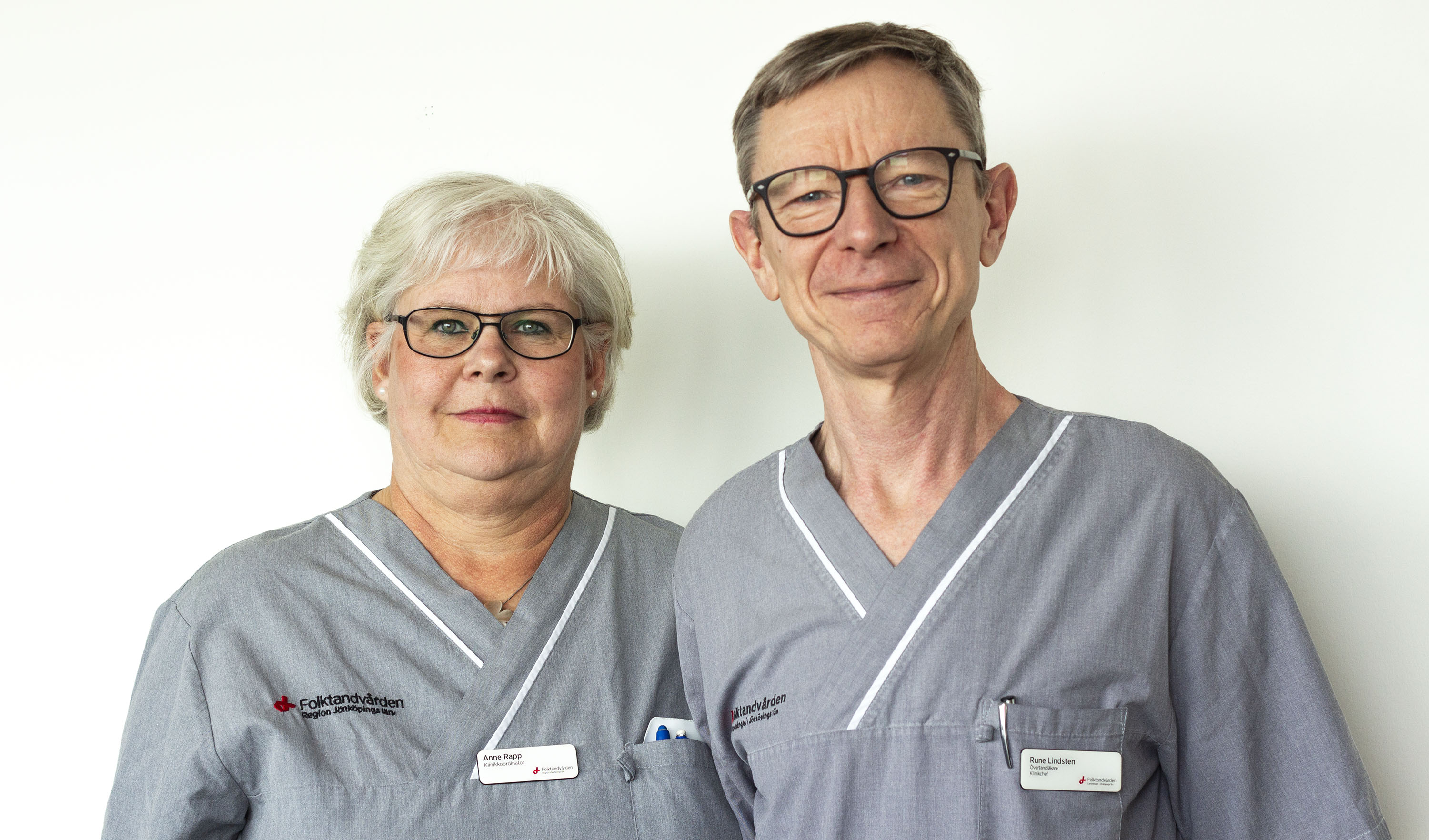 Enhetschef Anne Rapp och klinikchef Rune Lindsten