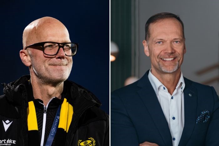 Dagens föreläsare Magnus Emeus och Joakim Henriksson.