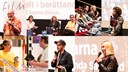 Ett kollage av bilder från konferensen Filmforum. 