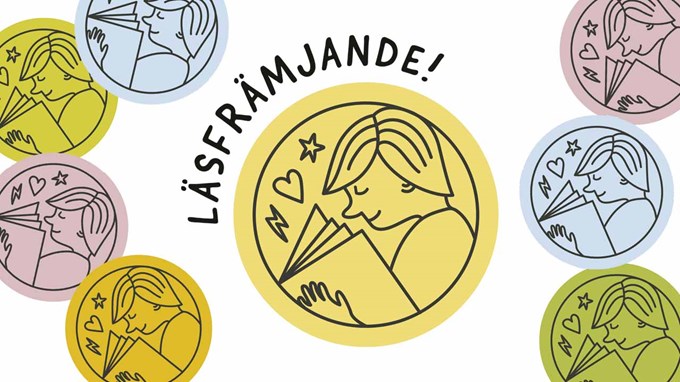 Läsfrämjandelyftets logotyp